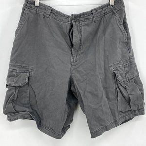 Gap Men's Casual Khaki Gray Cargo Shorts 35"